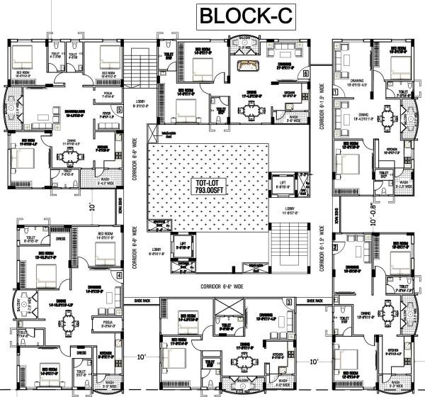 Images for Cluster Plan of Trishala Saffron Sanathan Images for Cluster Plan of Trishala Saffron Sanathan