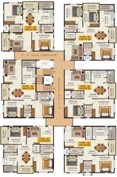 Images for Cluster Plan of Visalakshi Sansita Pride