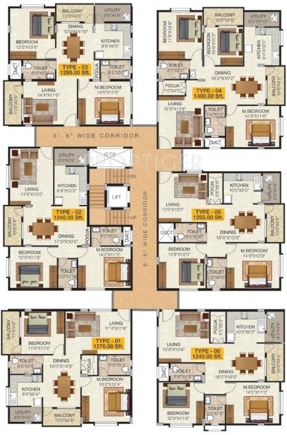 Images for Cluster Plan of Visalakshi Sansita Pride