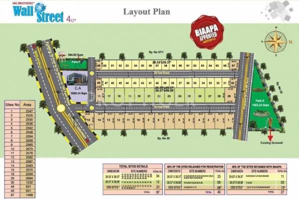 Images for Layout Plan of Bhoomika MGB Wall Street 4G