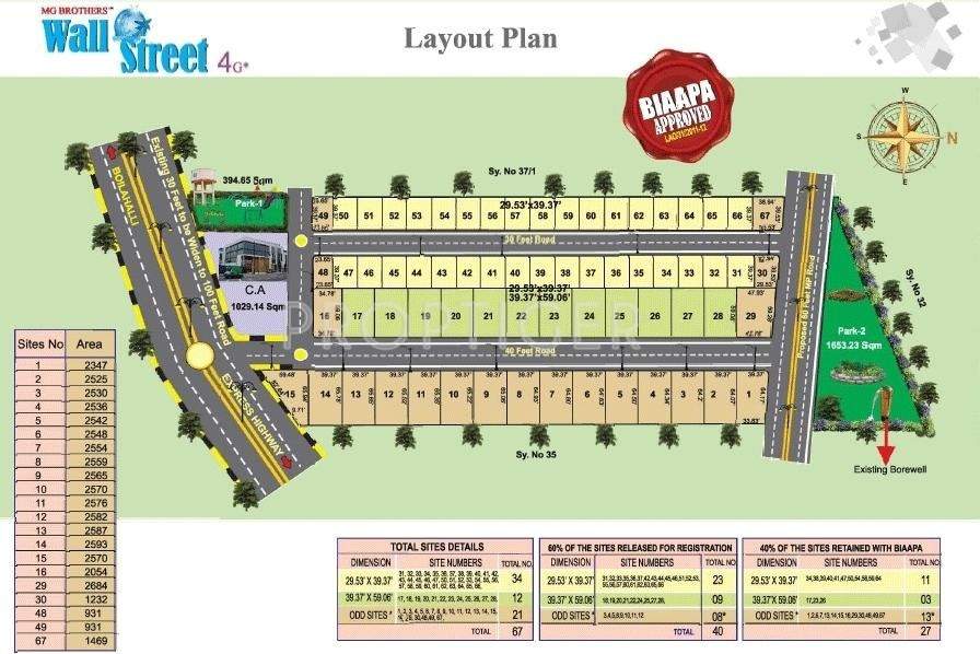 Images for Layout Plan of Bhoomika MGB Wall Street 4G