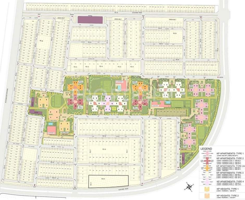  kensington heights Images for Master Plan of Jaypee Kensington Heights