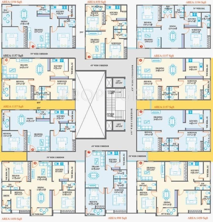 Images for Cluster Plan of Excel Hillridge Residency