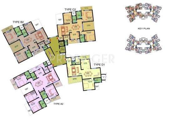 Images for Cluster Plan of Sobha Carnation