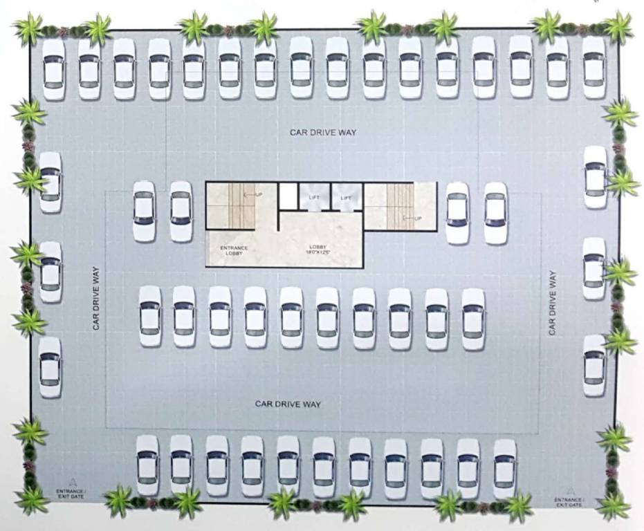  empire villa Empire Villa Cluster Plan for ground Floor