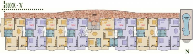 Images for Cluster Plan of Mahima Meridian Garden