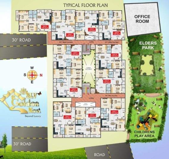  golden nest Layout Plan
