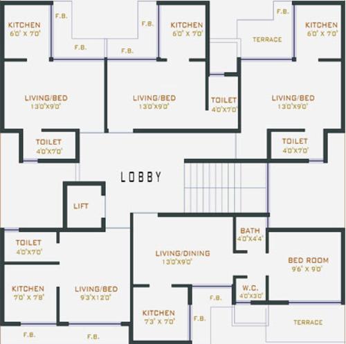 Images for Cluster Plan of Villa Palm Villa