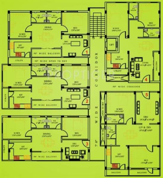 Images for Cluster Plan of BR Constructions Ambika Avenue