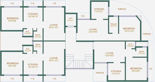 Images for Cluster Plan of Villa Ocean Villa