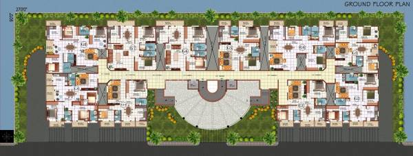  sahasra-pride Singal Tower Cluster Plan