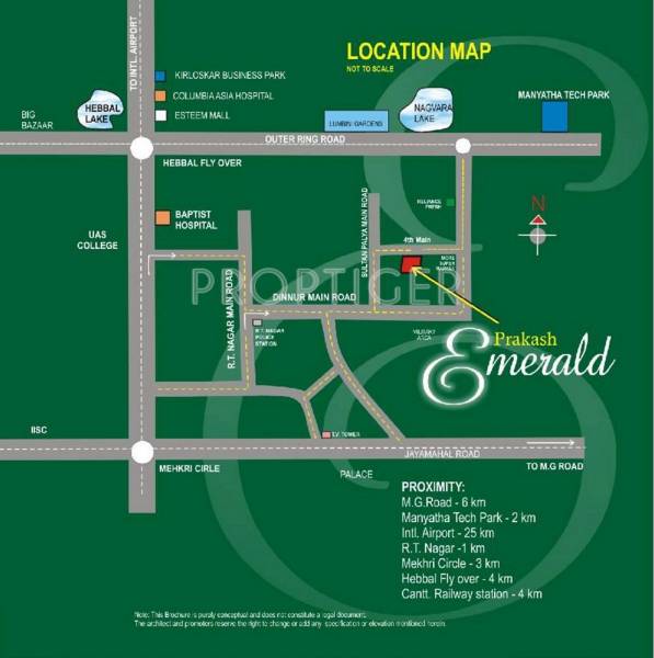 Images for Location Plan of Vaishnavi Constructions Prakash Emerald Phase 2