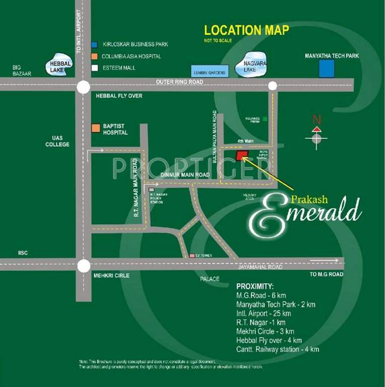 Images for Location Plan of Vaishnavi Constructions Prakash Emerald Phase 2