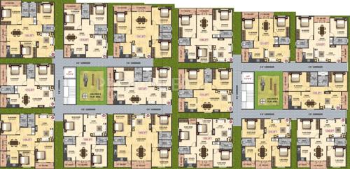  homes Images for Cluster Plan of BM BM Homes