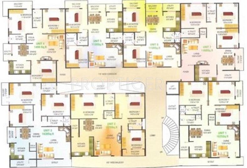 petals Single Block Cluster Plan