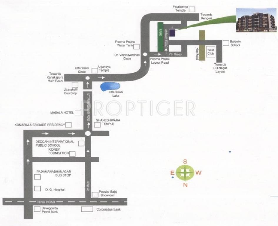 petals Location Plan