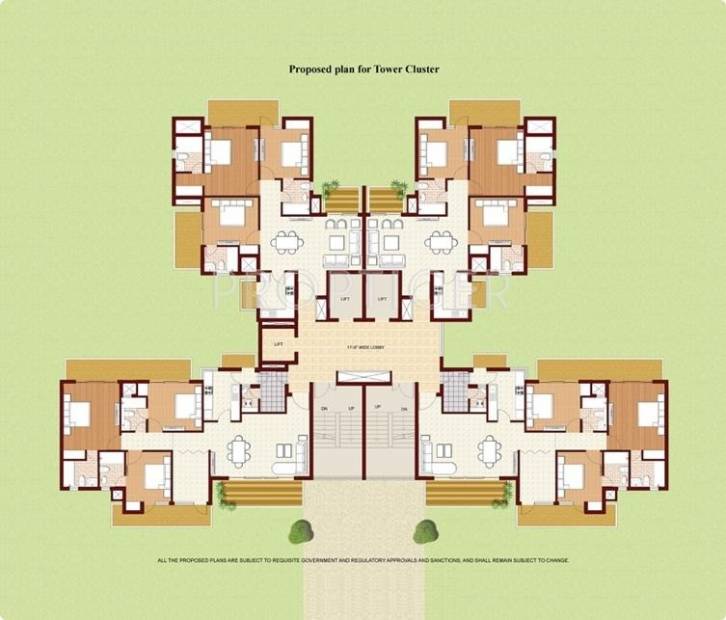  florence-estate Tower B Cluster Plan