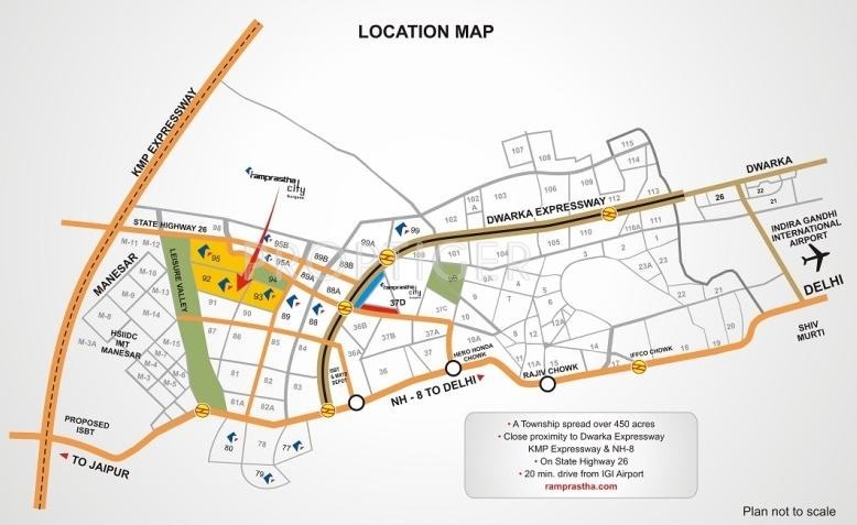  plot Images for Location Plan of Ramprastha Plot