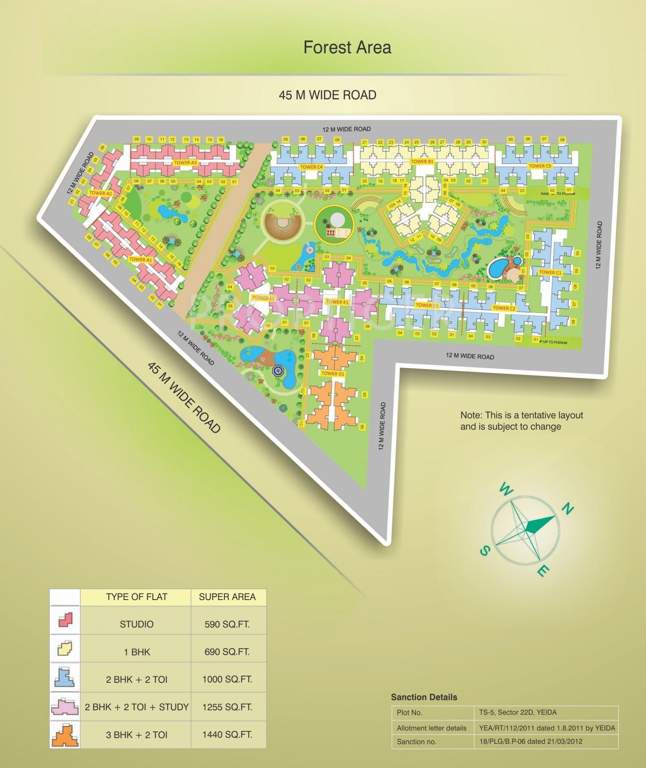 golf village Images for Layout Plan of Supertech Golf Village
