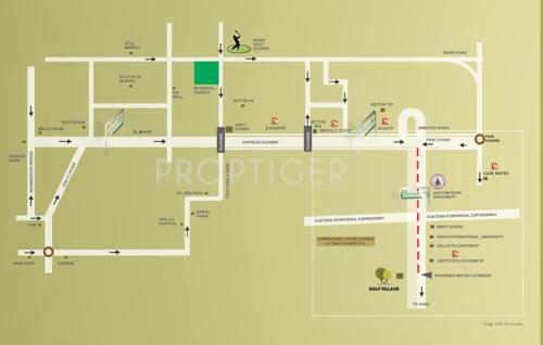  golf-village Images for Location Plan of Supertech Golf Village