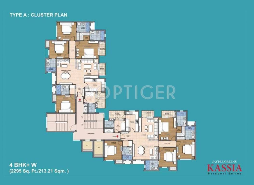 Images for Cluster Plan of Jaypee Kassia
