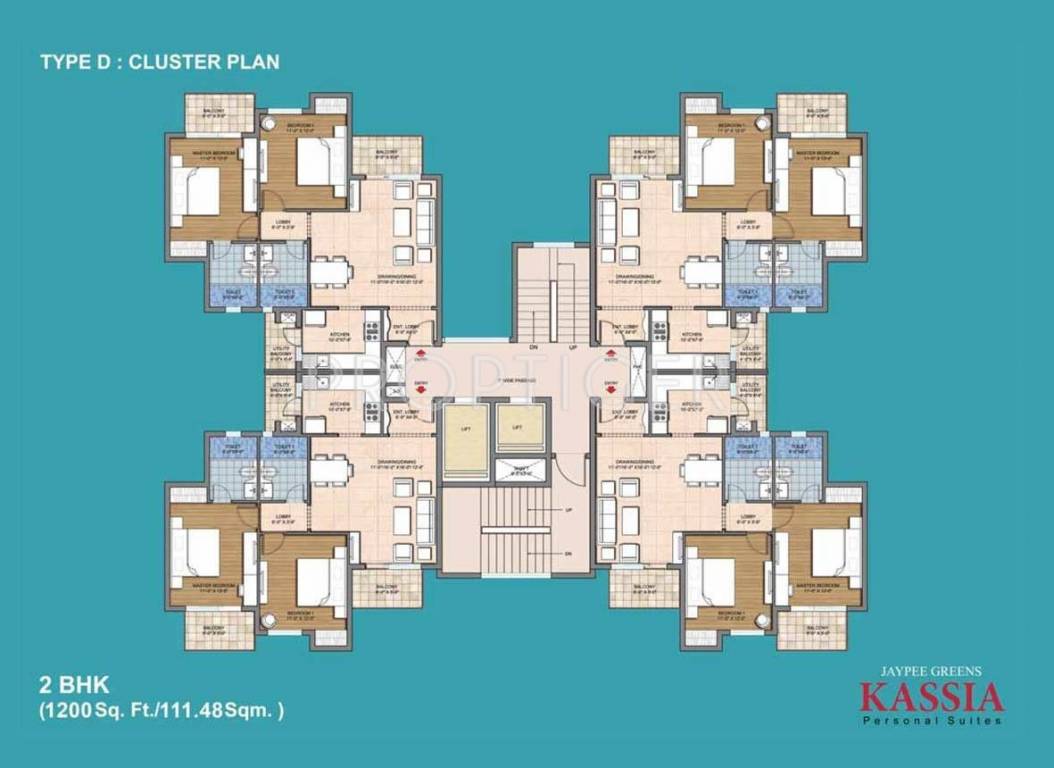 Images for Cluster Plan of Jaypee Kassia