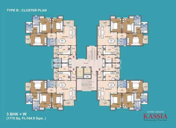 Images for Cluster Plan of Jaypee Kassia Images for Cluster Plan of Jaypee Kassia