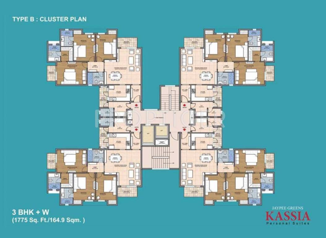 Images for Cluster Plan of Jaypee Kassia