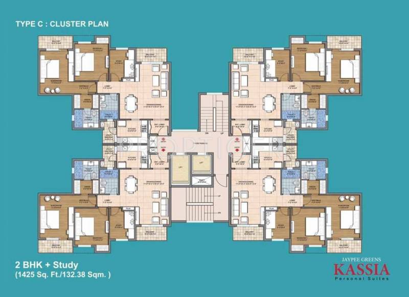 Images for Cluster Plan of Jaypee Kassia