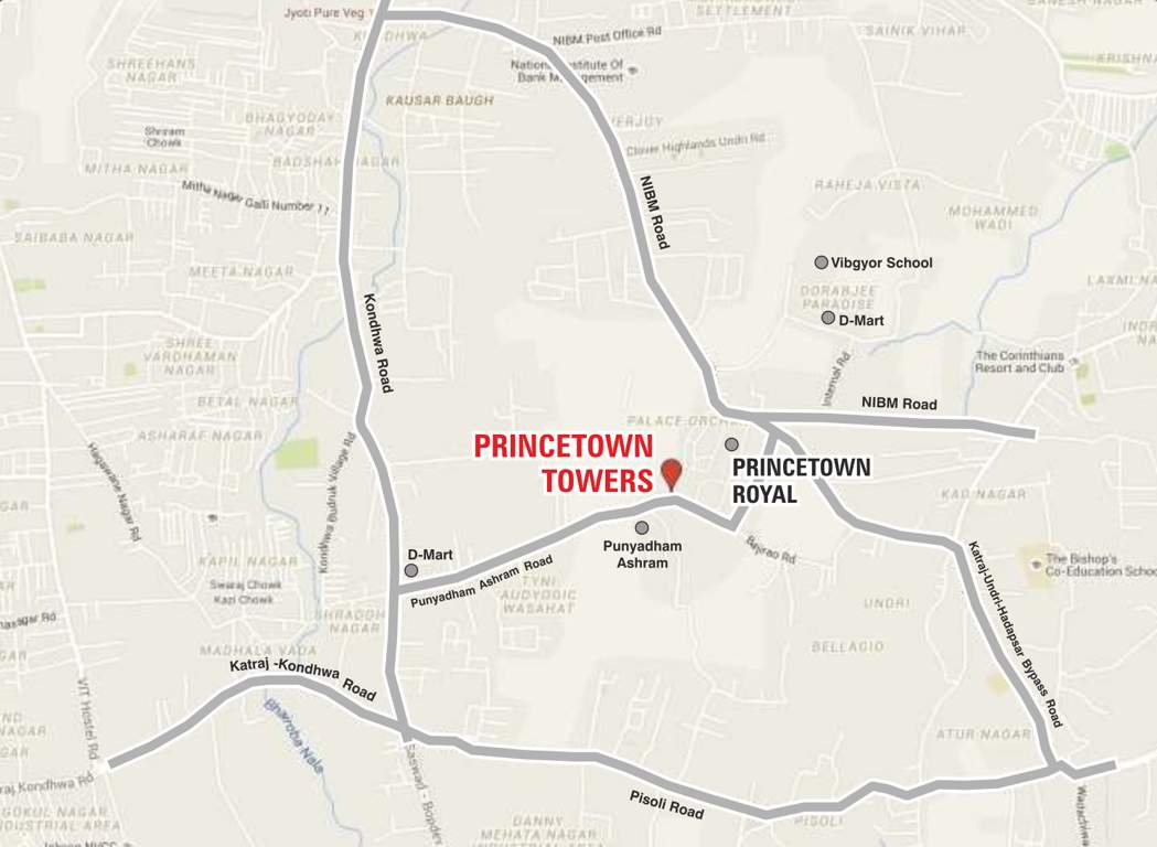  princetown towers Images for Location Plan of Kumar Princetown Towers