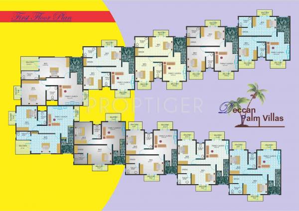 Images for Cluster Plan of Sri Sai Construction Deccan Palm Villas