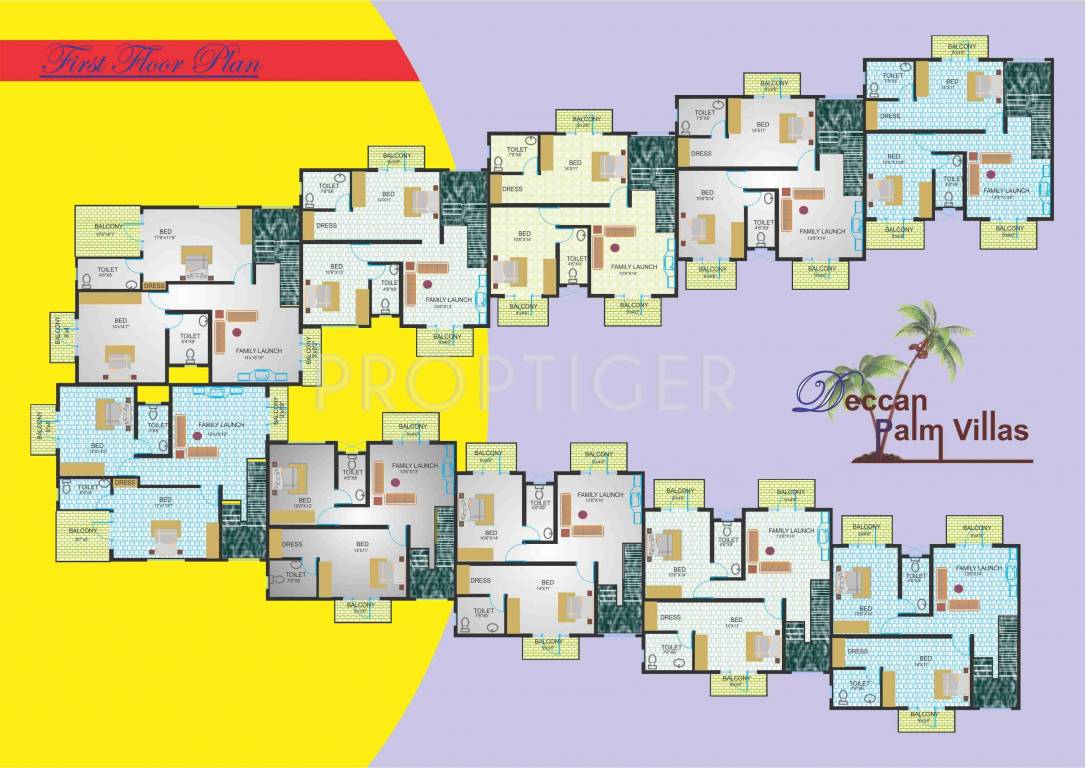 Images for Cluster Plan of Sri Sai Construction Deccan Palm Villas