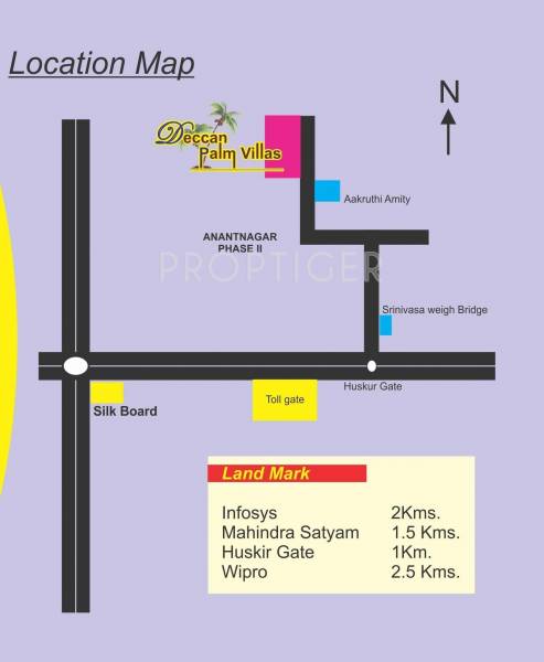 Images for Location Plan of Sri Sai Construction Deccan Palm Villas