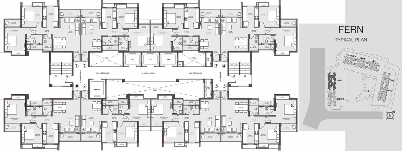 Images for Cluster Plan of Godrej Emerald
