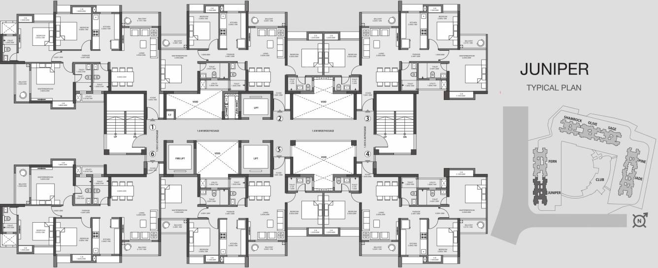 Images for Cluster Plan of Godrej Emerald