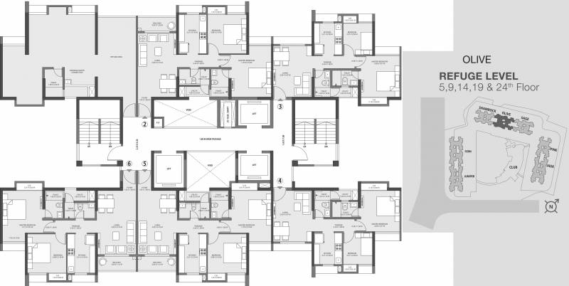 Images for Cluster Plan of Godrej Emerald