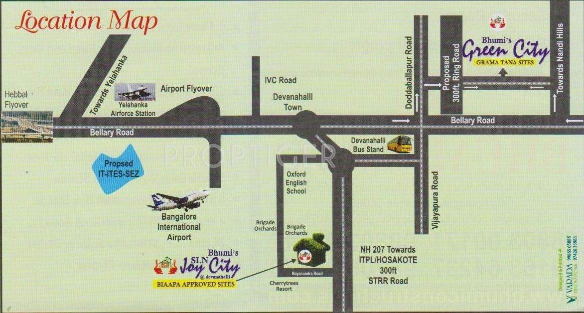 Bhumi Construction Green City Location Plan