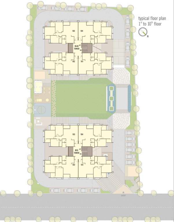 Images for Cluster Plan of SR Shivalay Heights