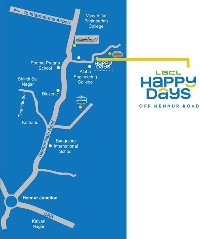  happy days Images for Location Plan of LGCL Happy Days