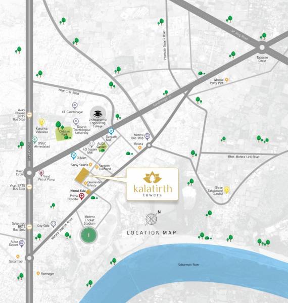 Images for Location Plan of Kala Kalatirth Towers