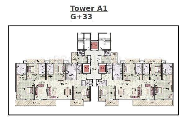 kasablanca Tower 1 Cluster Plan