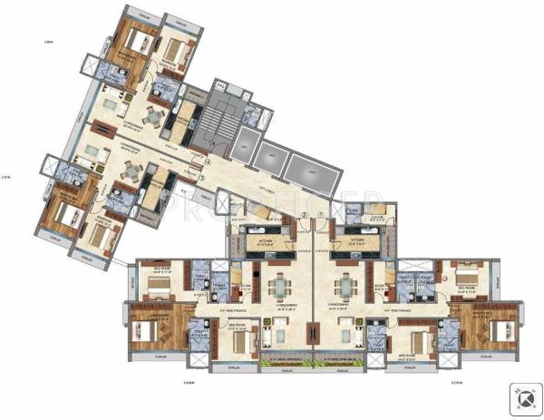  le-reve Tower 1 Cluster Plan
