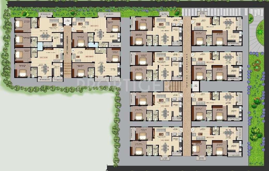 Images for Cluster Plan of Aashrayaa Aashrayaa Serenity