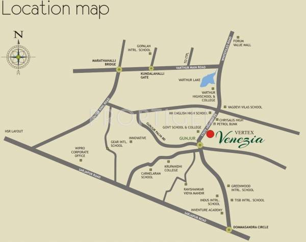  venezia Location Plan