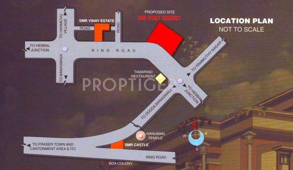 Images for Location Plan of SMR Holdings SMR Vinay Regency