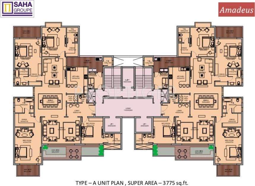 Images for Cluster Plan of Saha Amadeus