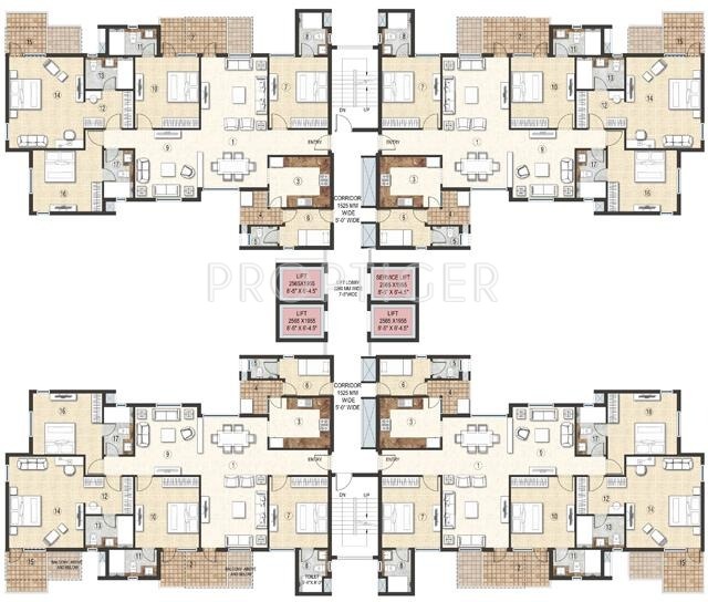 Images for Cluster Plan of Jaypee Krescent Homes