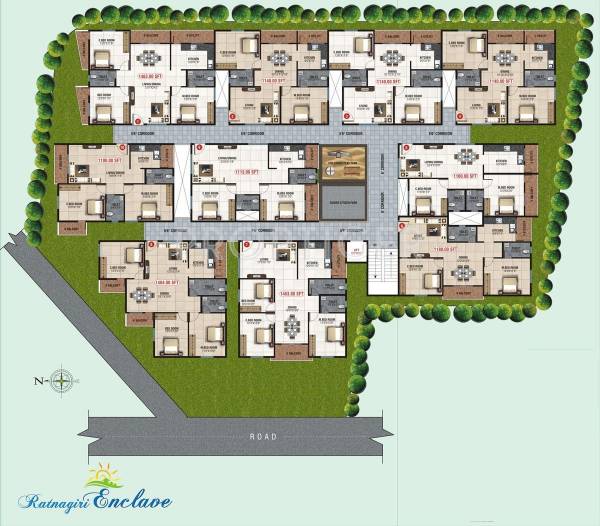 Images for Cluster Plan of Divya SLV Ratnagiri Enclave