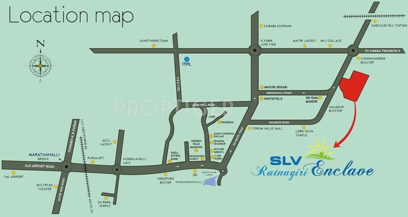 Images for Location Plan of Divya SLV Ratnagiri Enclave