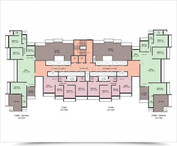  royale Tower 1 Cluster Plan